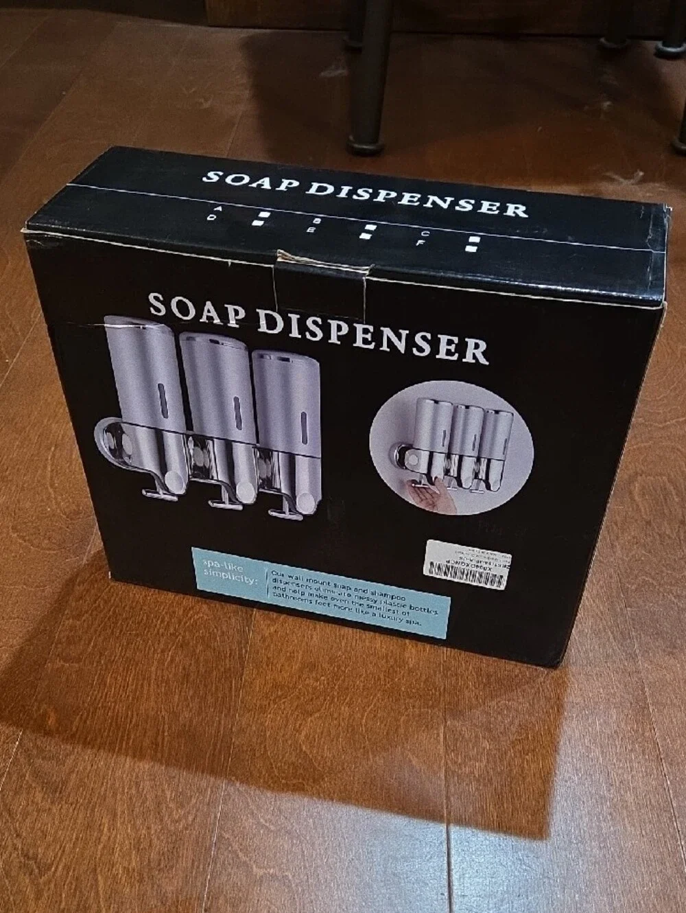 Wall-Mount Triple Soap Dispenser - Chrome